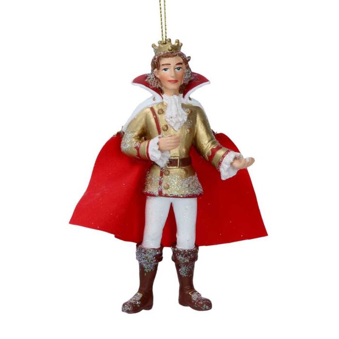 Gisela Graham Resin/Fabric Prince Charming Decoration-2